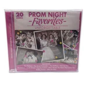 Prom Night Favorites - Unforgettable Music CD 20 Songs The Platters NEW Sealed